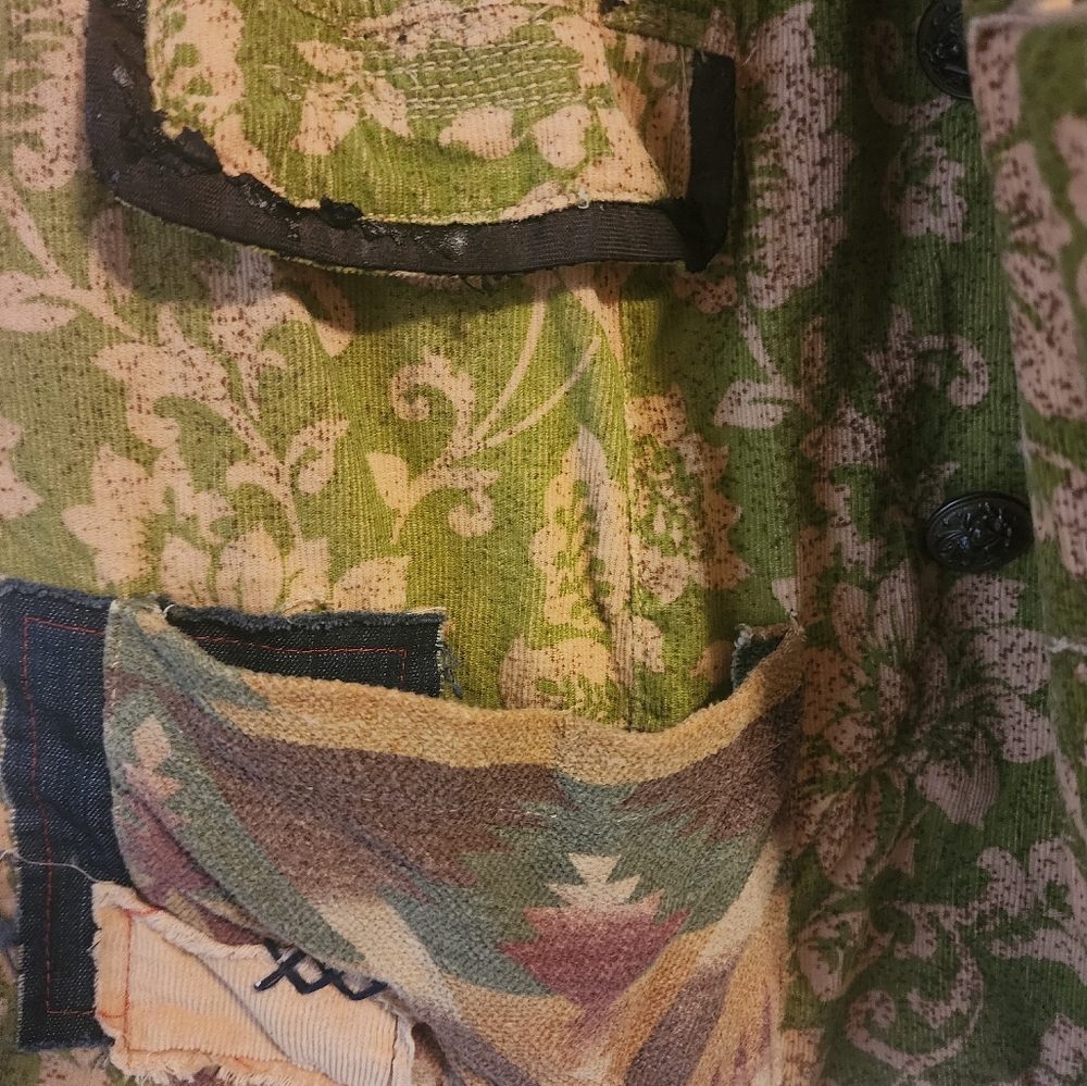 Double D Ranch Green Patchwork Jacket - Picture 5 of 15